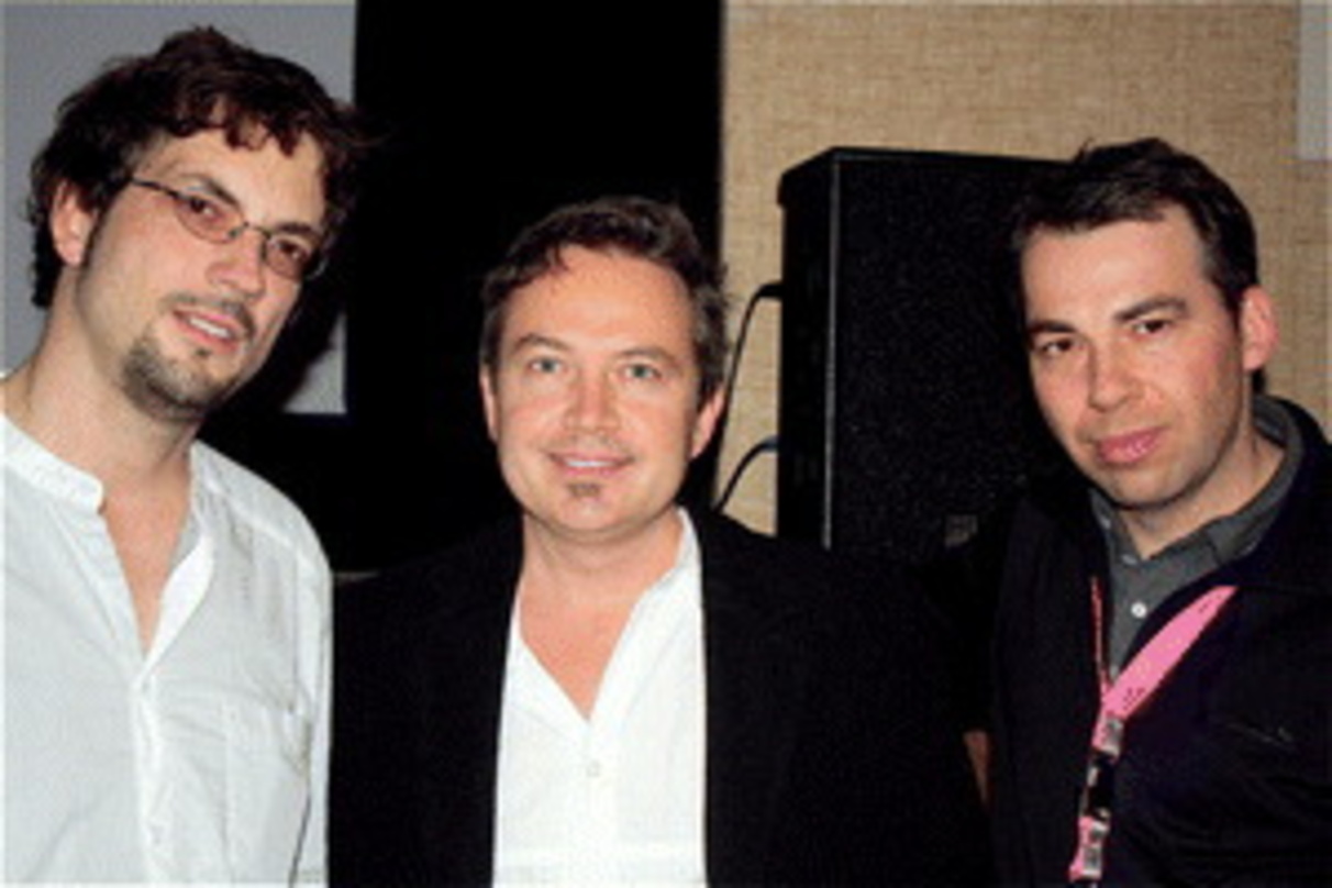 Die drei Macher von SoundTrack_Cologne (v.l.n.r.): Matthias Hornschuh, Michael Aust und Matthias Kapohl