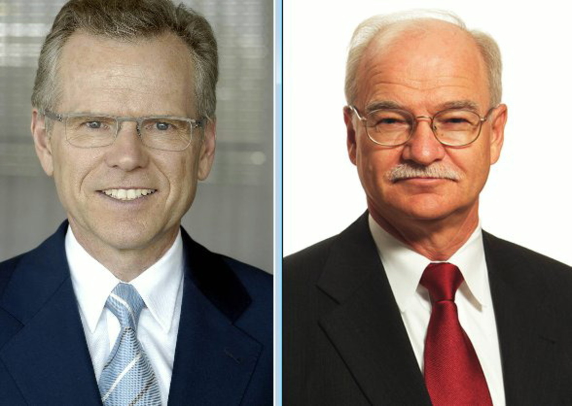 Beraten Aupeo in Sachen Armaturenbrett: Wolfgang Ziebart und Gerhard Schmidt