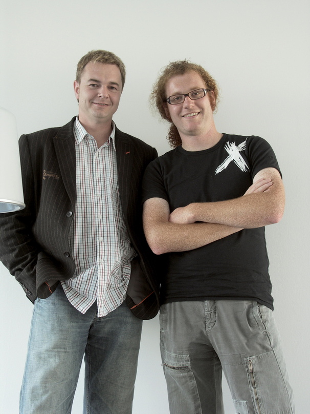 Auf der Suche nach einem neuen Investor: Martin Simma (l.) und Matthias Riedl