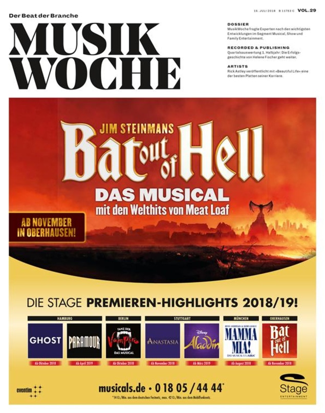 Jetzt online lesen: MusikWoche Vol. 29/2018