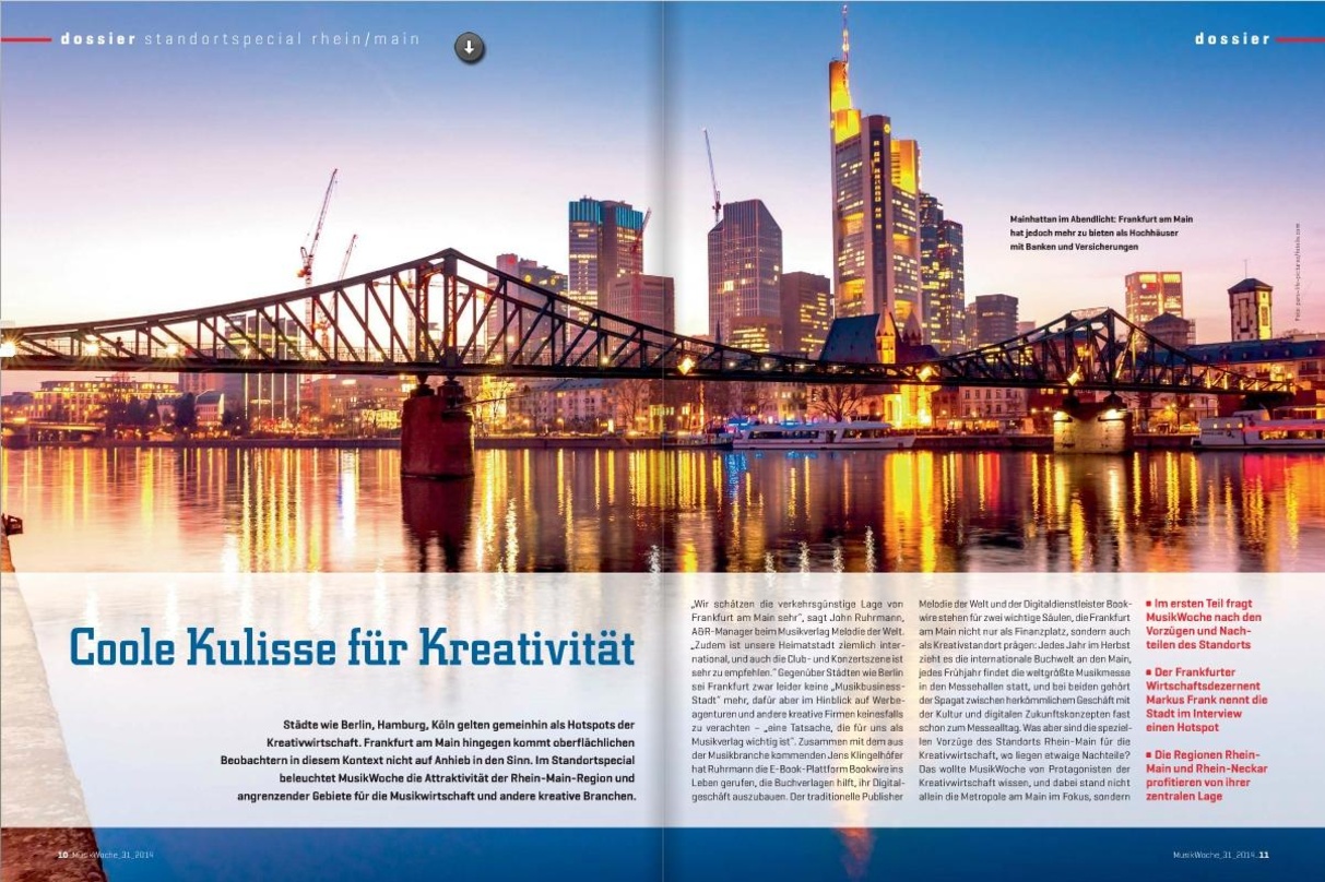 Beleuchtet die Branche in und um Frankfurt: Standortspecial Rhein/Main