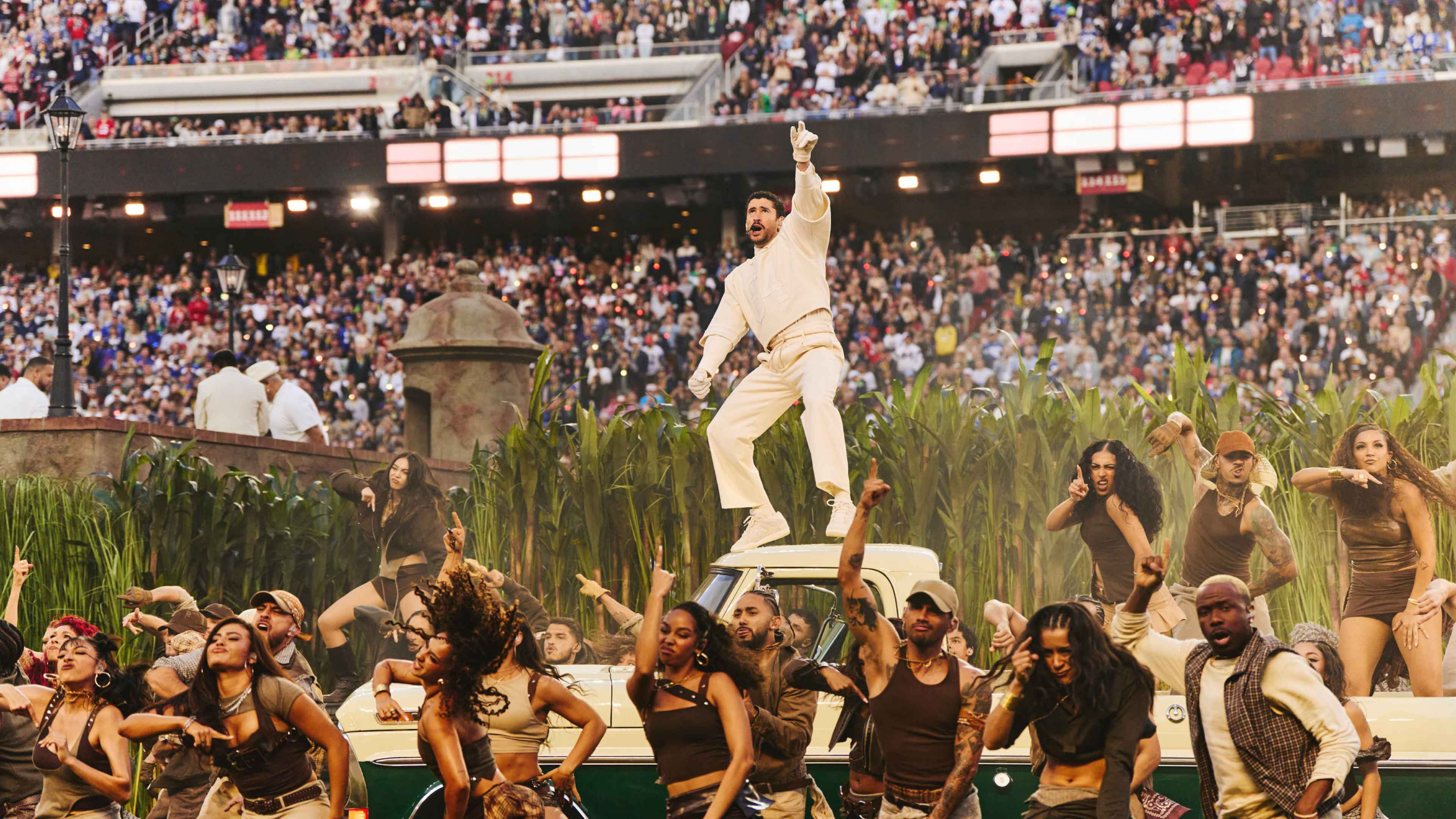 Sein Auftritt bei der Super-Bowl Halftime Show wurde auch in Deutschland verfolgt: Bad Bunny.