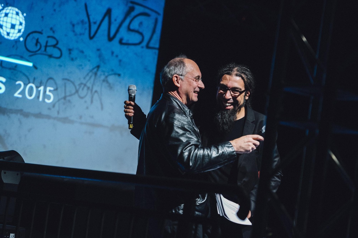 Genossen den Abend: Peter James (Leiter Popbüro Region Stuttgart, links) und Moderator Michael Setzer