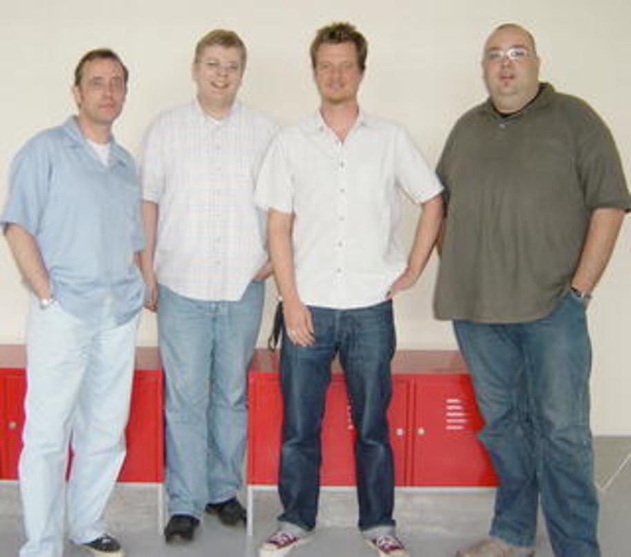 So sehen hoffnungsvolle Geschäftspartner aus (v.l.n.r.): {mlbipers.2723.Clemens Fachinger|U|T} (General Manager Fachgenuss), {mlbipers.3263.Robert Stegmüller|U|T} (General Manager UMP), {m...