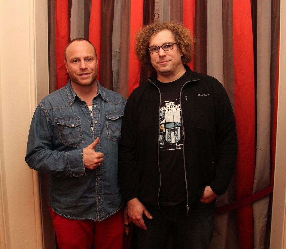 Auch in Paris in Sachen grünen Festivals unterwegs: Jacob Bilabel und Holger Jan Schmidt