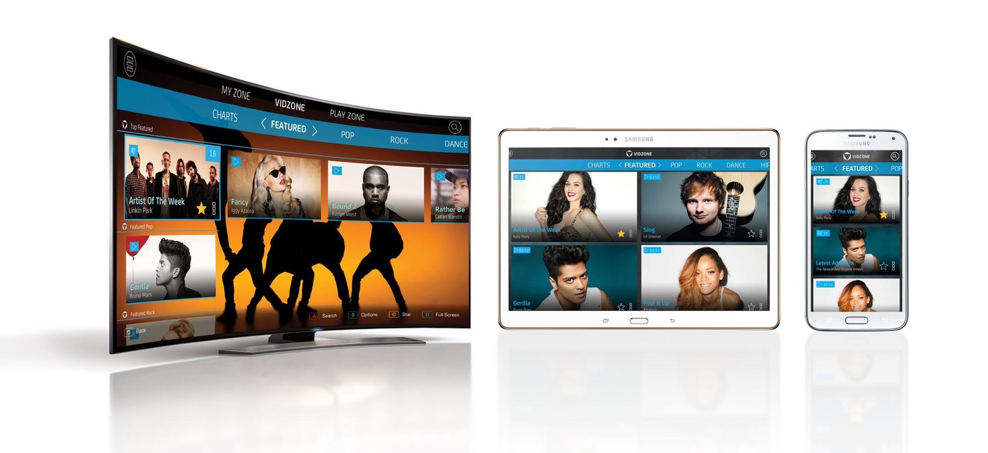Streamingangebot für Musikvideos: Samsung und VidZone kooperieren
