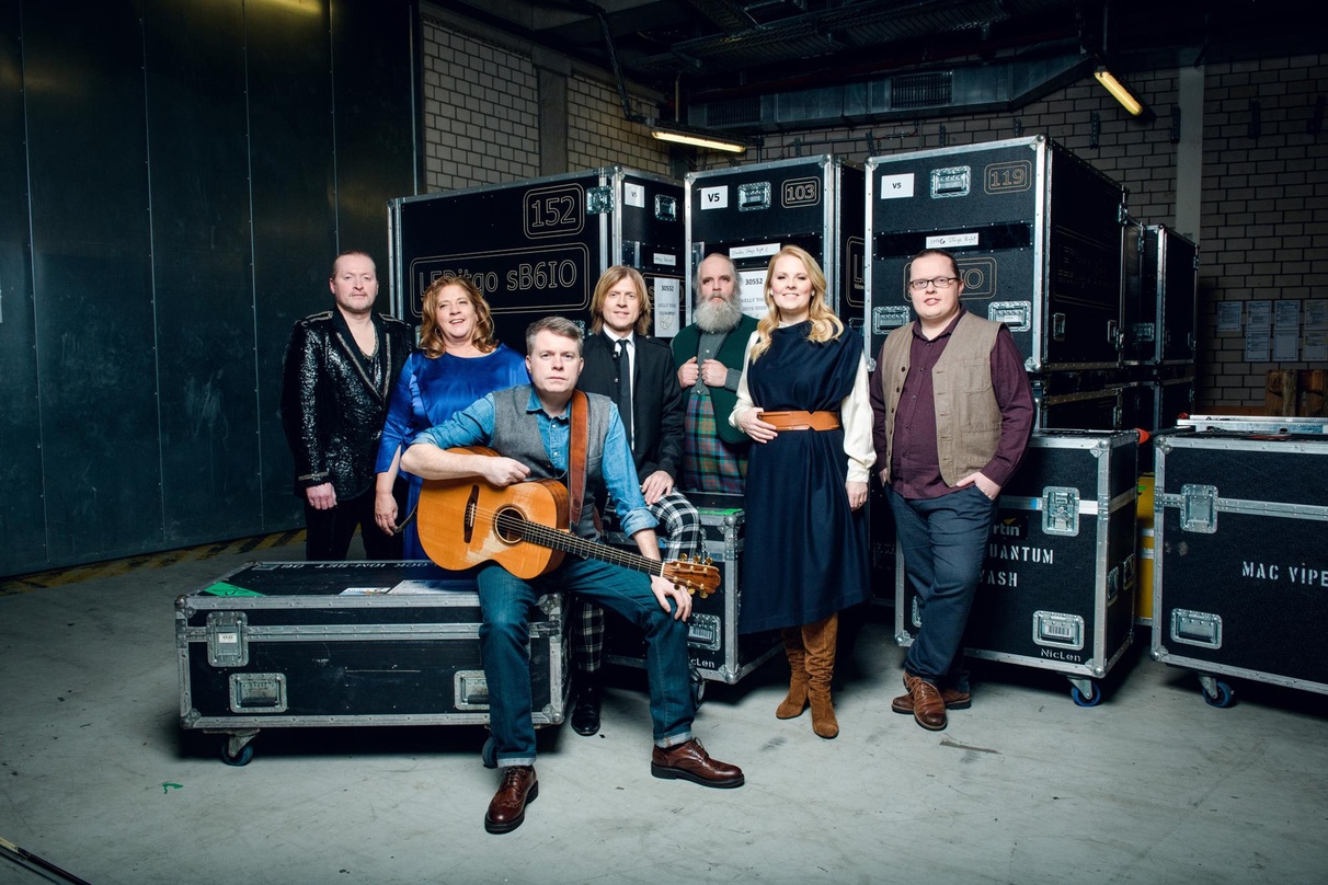 Auch mit ihrem Comeback erfolgreich: die Kelly Family mit (von links) Joey, Kathy, Jimmy, John, Pau, Patricia und Angelo Kelly