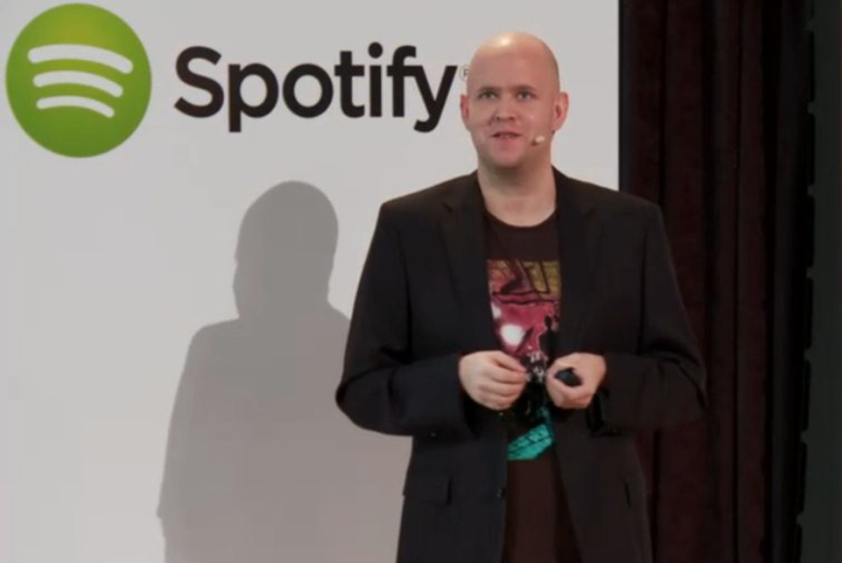Stellte in New York Spotify Free in seiner mobilen Version vor und bestätigte Led Zeppelin als Zugang: Spotify-CEO Daniel Ek