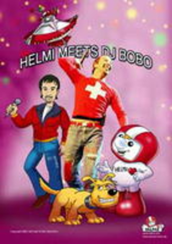 Wollen Kinder warnen: DJ BoBo und Helmi