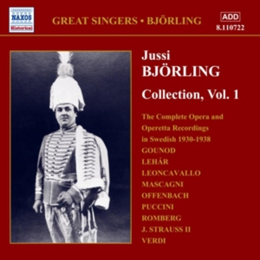 Jussi Björling – Collection Vol. 1 - The Complete Opera And Operetta Recordings In Swedish