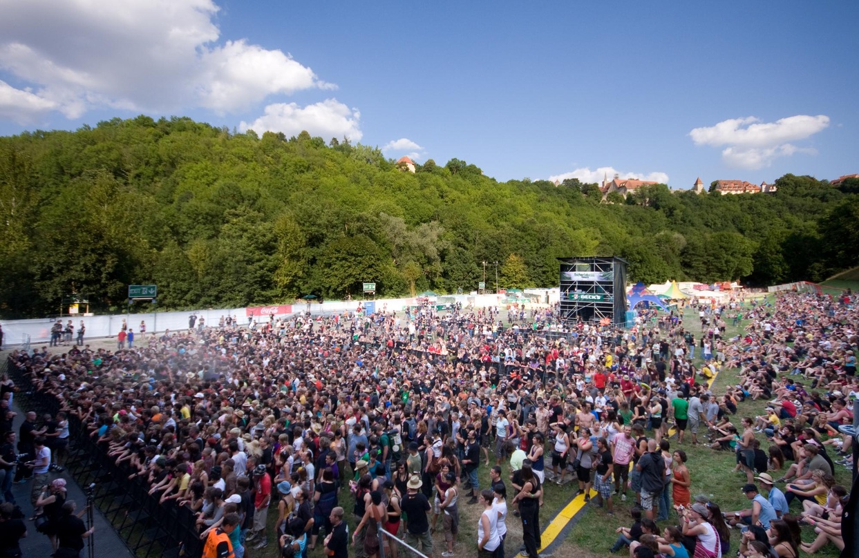 So wird es wohl 2022 wieder aussehen: ein ausverkauftes Taubertal-Festival, hier eine Impression von 2019