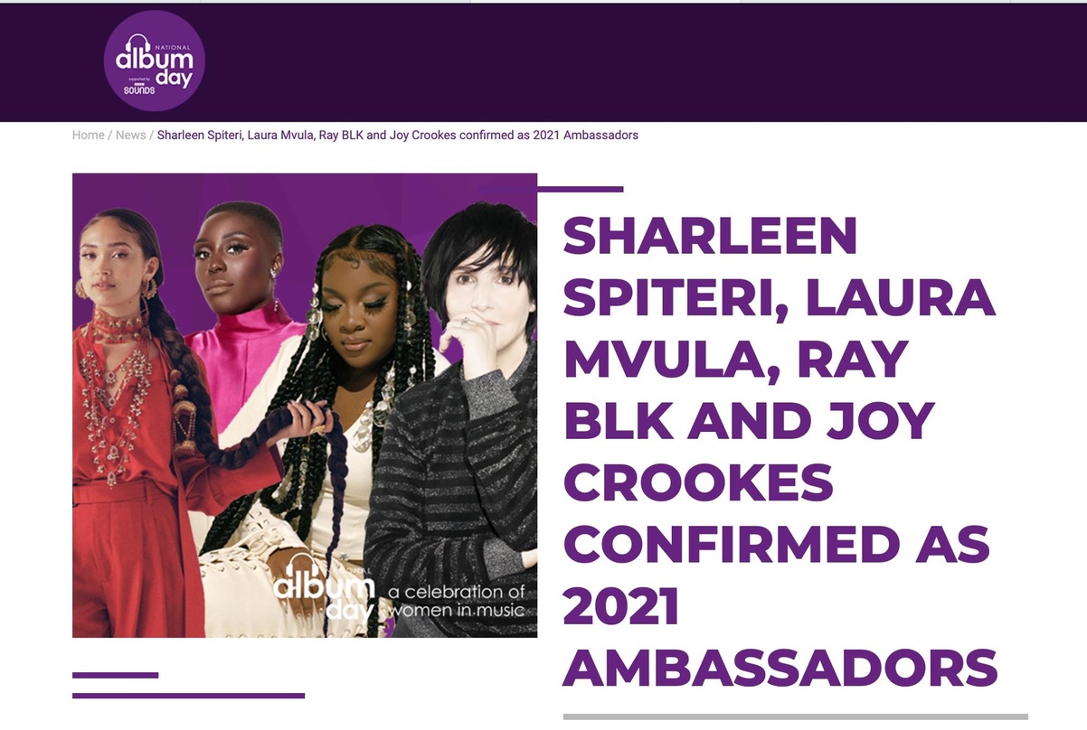 Die Botschafterinnnen des National Album Days 2021 (von links): Joy Crookes, Laura Mvula, Ray BLK und Sharleen Spiteri