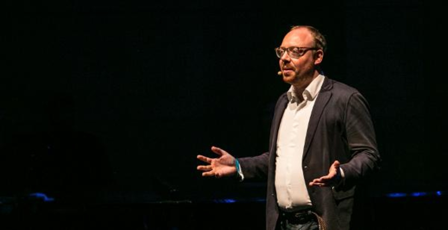 Hielt eine Keynote Speech bei der Classical: Next: Clemens Trautmann von der Deutschen Grammophon
