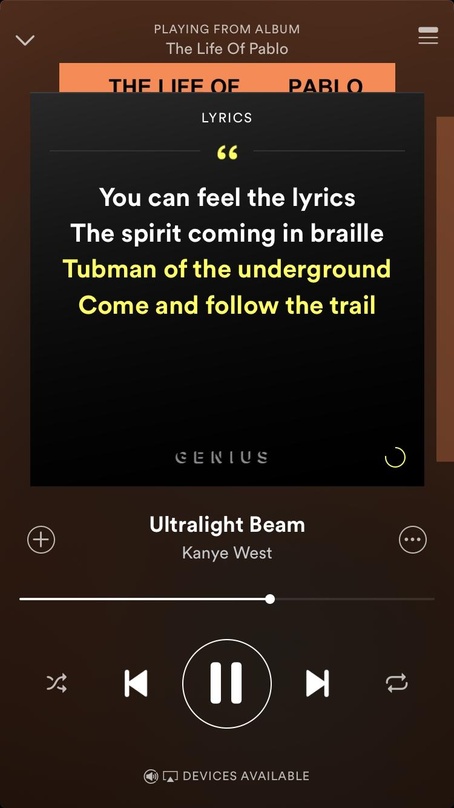 Wirft inzwischen als Partner von Spotify einen Blick Behind The Lyrics: die Genius-Plattform verknüpft Texte oftmals mit erläuternden Informationen