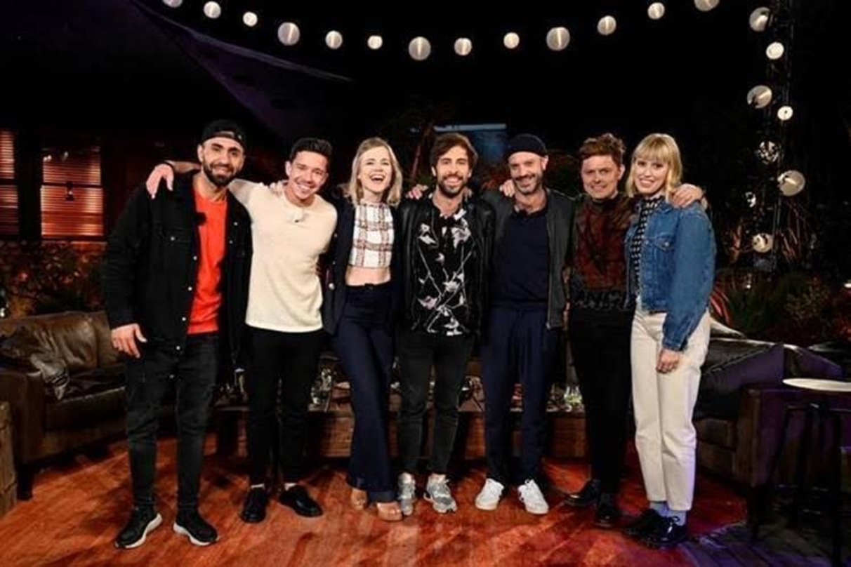 Mit dabei bei der siebten Staffel von "Sing meinen Song - Das Tauschkonzert" (von links): MoTrip, Nico Santos, Ilse DeLange, Max Giesinger, Jan Plewka, Michael Patrick Kelly und Lea