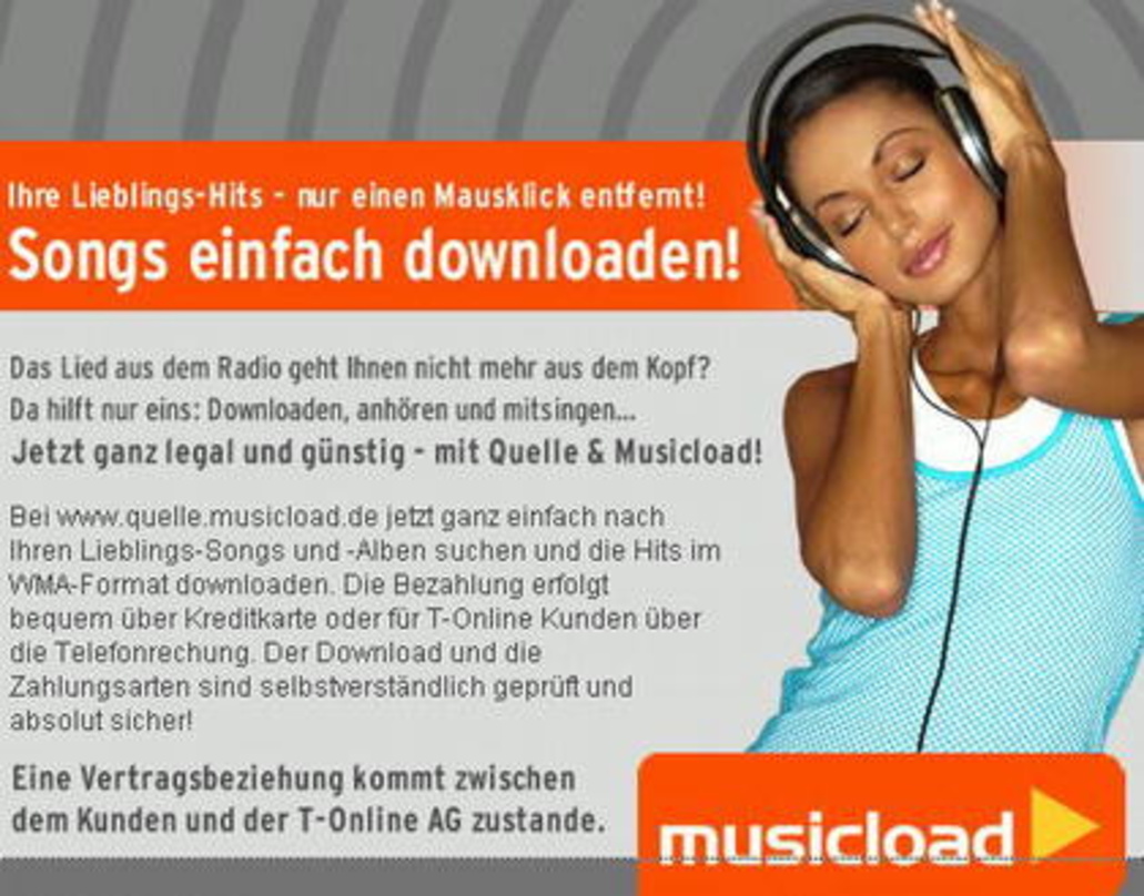 Steigt für Quelle in den Ring: Musicload-Shop