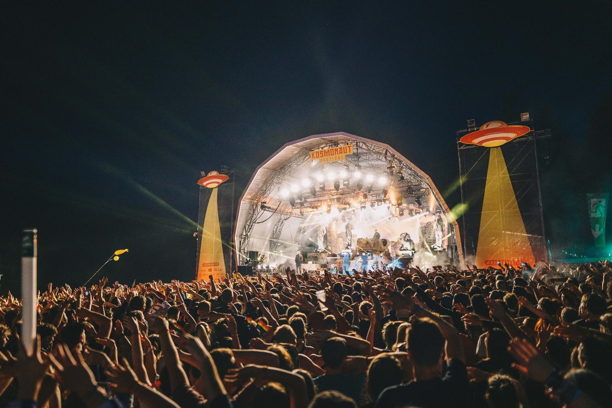 Überraschte mit Scooter als "geheimen Headliner": das Kosmonaut Festival