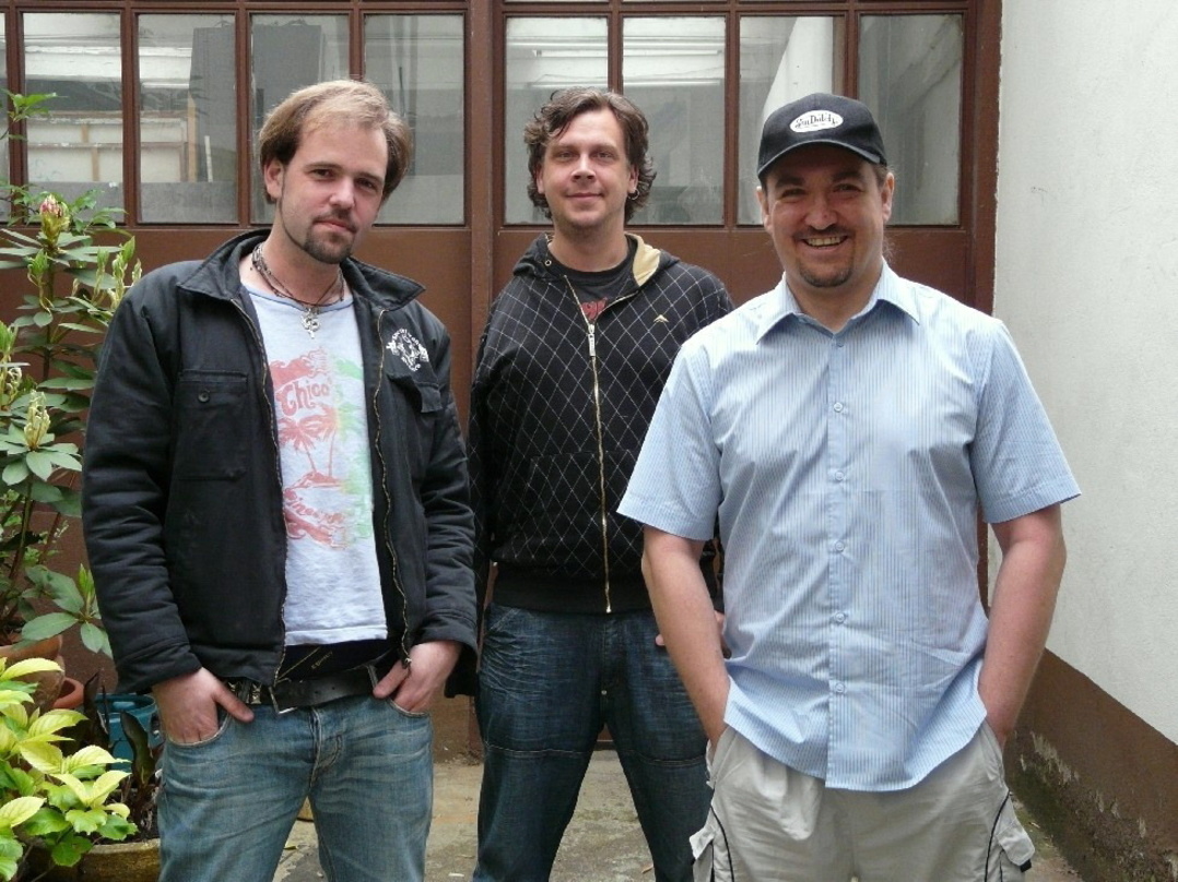 Gehen mit neuem Label an den Start (v.l.n.r.): Heinz Wilhelm Esser, Tobias Schellin und Sven Sievers