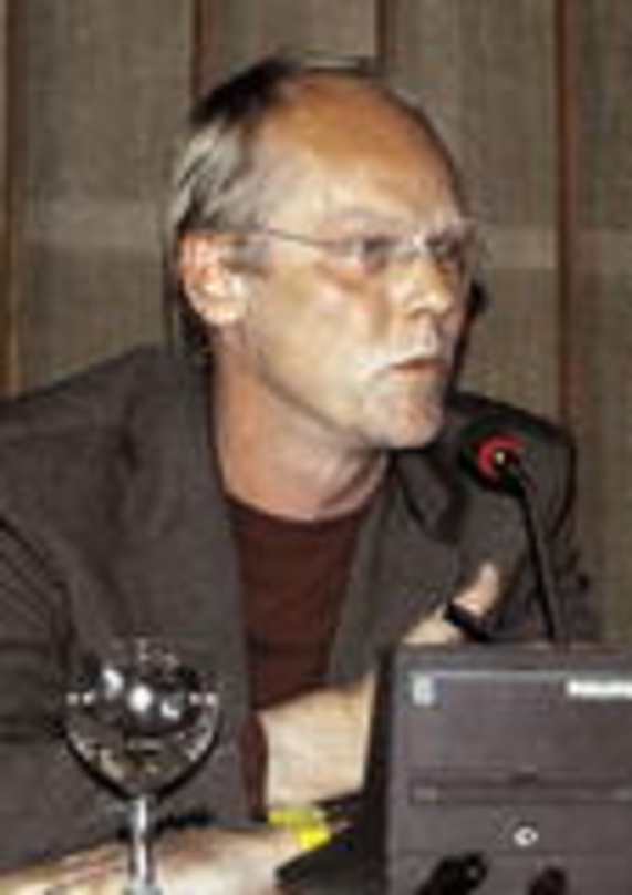 Engagierter Redner: Schramm