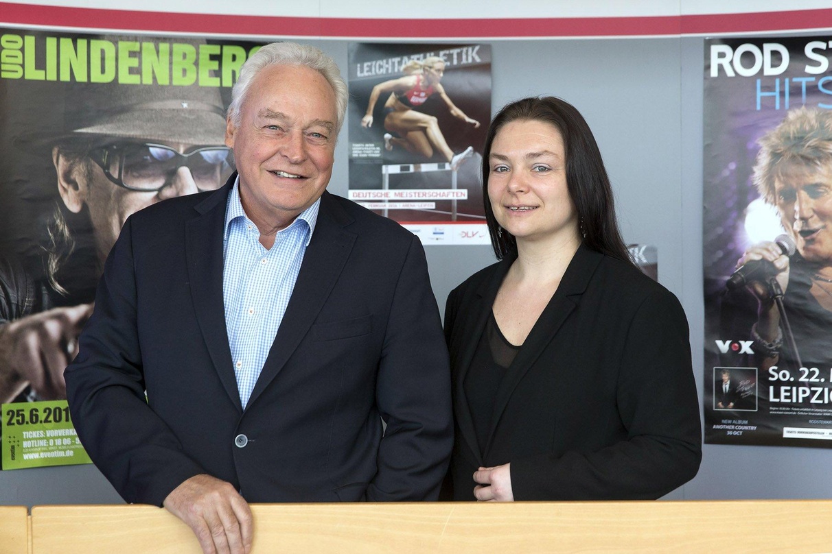 Stolz auf Rekordbesuch: Winfried Lonzen und Iris Rackwitz