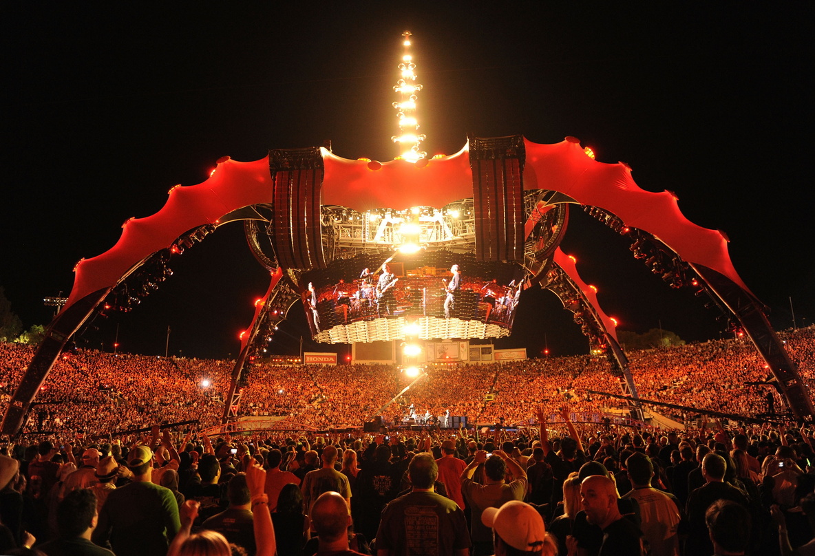 Setzten neue Maßstäbe: U2 mit ihrer "360°"-Tour