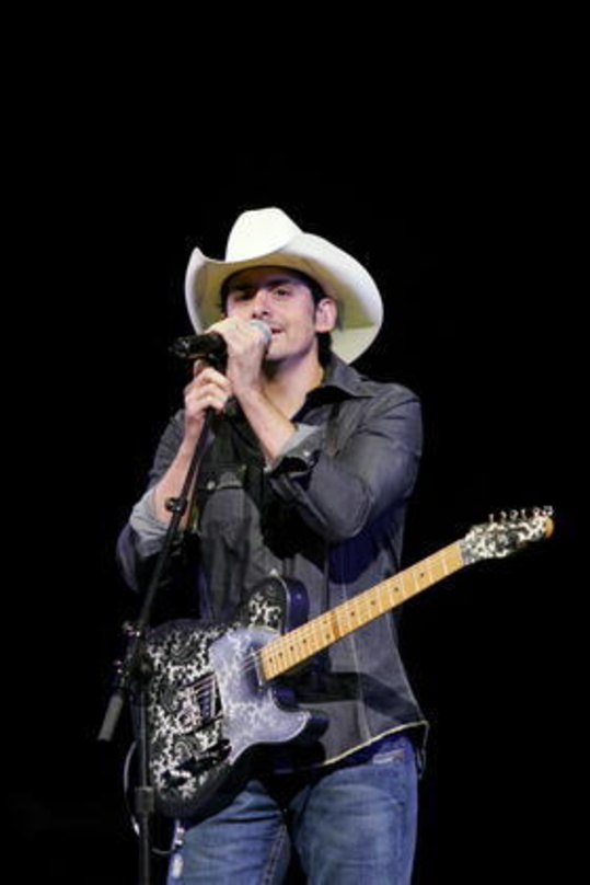 Wurde dreimal auf die Bühne zitiert: Brad Paisley