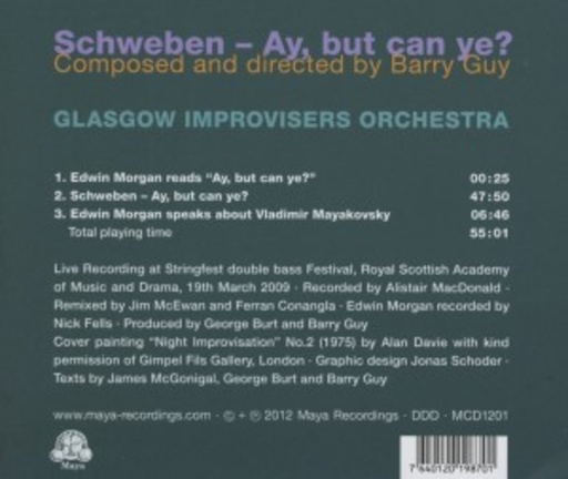 Barry Guy & Glasgow Improvisers Orchestra – Schweben - Ay, But Can Ye?