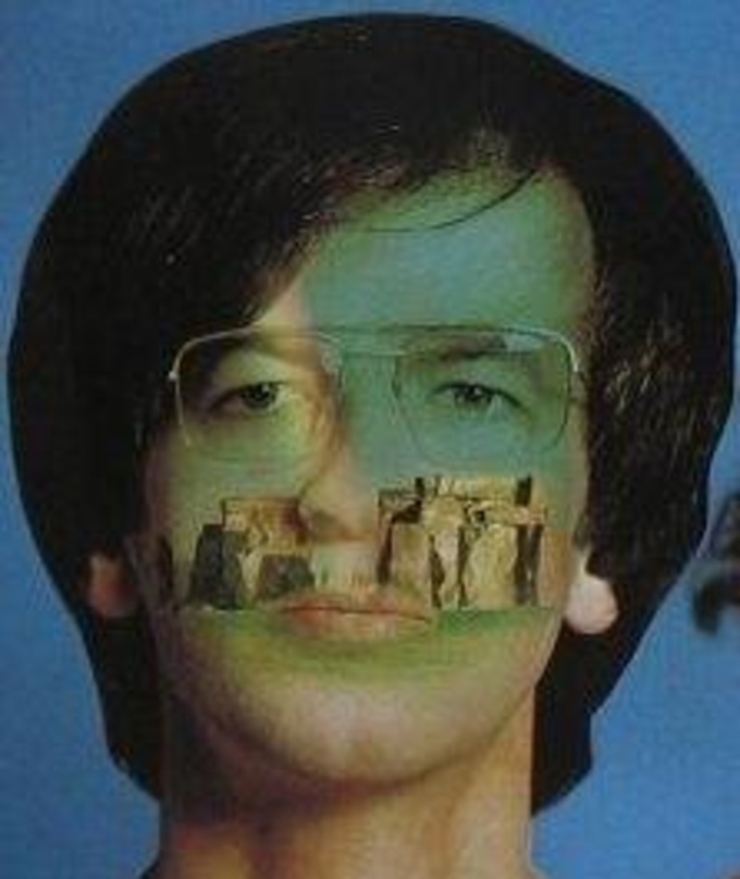 Verstorben: Chris Evan-Ironside, hier auf dem Backcover des "Stonehenge"-Albums
