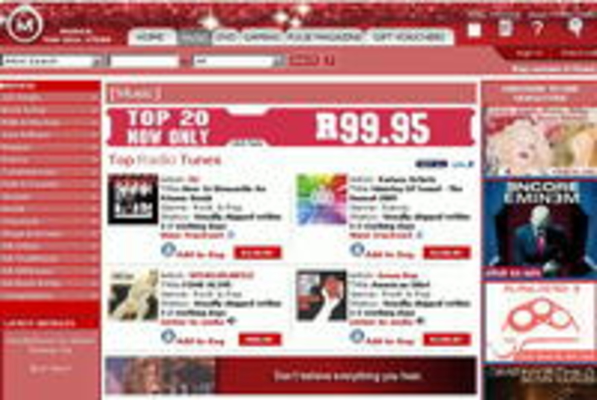 Der 20. OD2-Shop: www.musica.co.za