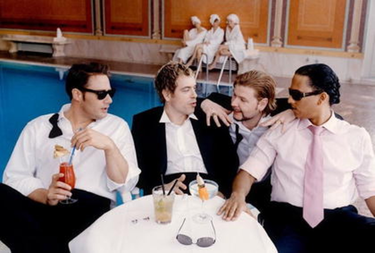 Swingen für den guten Zweck (v.l.n.r.): Sasha, Michael Mittermeier, Rea und Xavier Naidoo