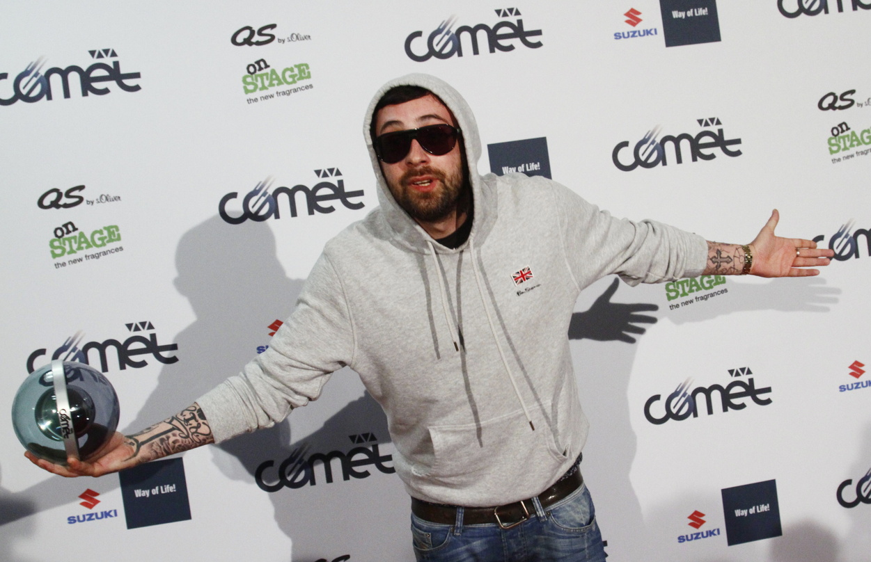Künstler mit Preis: Sido bei der Verleihung des Viva Comet im Jahr 2011