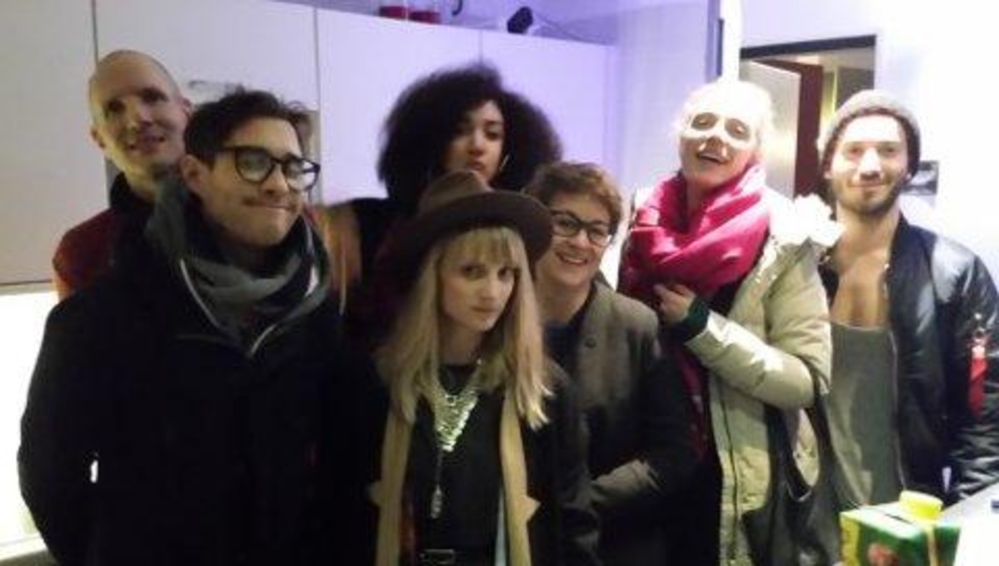 Auf einen Schnappschuss beim Songwriter-Camp (von links): Hannes Hajdukjevic, Iggy Uriarte, Betty Dittrich, Chuala Hinrichs, Frieda Rückle, Coco Reher und Iad Aslan