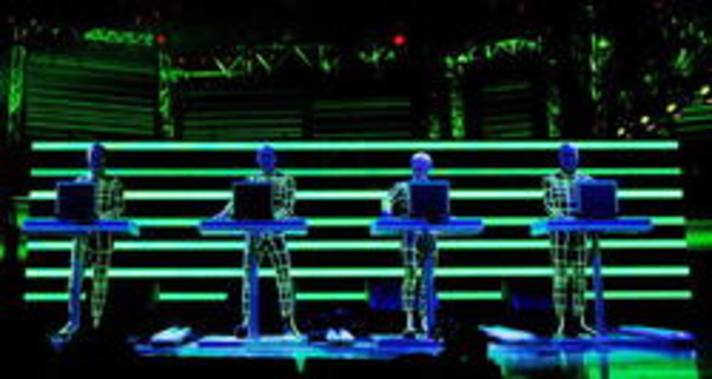 Auch optisch ein Erlebnis: Kraftwerk live