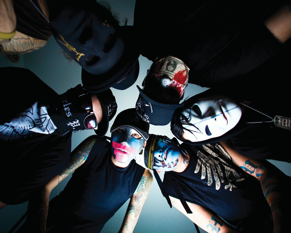 Geben ihr Live-Debüt in Deutschland mit MLK: Hollywood Undead