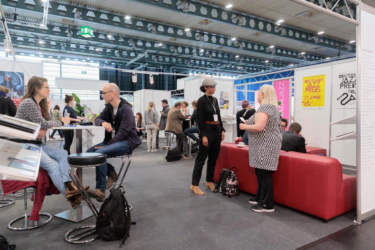 Bietet der Jazzszene Möglichkeiten sich zu vernetzen: die Jazzahead!, hier 2022 beim German Market