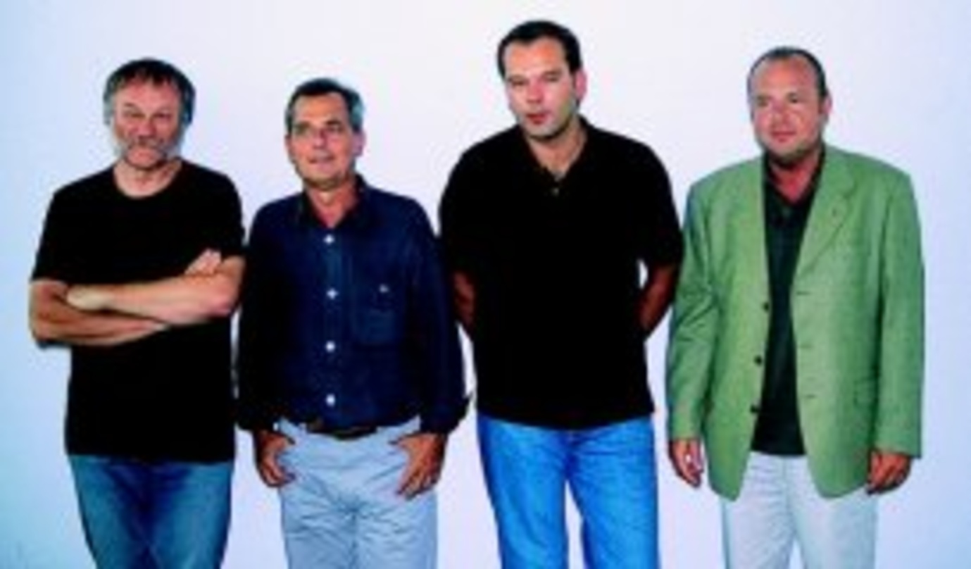 Keine Freunde der Chartshändler: Manfred Scheffner, Rolf Bähnk, Andreas Maass, Knut Schulze