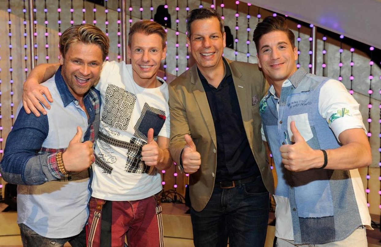 Gehen künftig gemeinsame Wege (von links): Dirk Ostermann, Timo Schulz (beide Die Zipfelbuben) Ken Otremba (Geschäftsführender Gesellschafter Telamo) und Florian Flesch (Die Zipfelbuben)