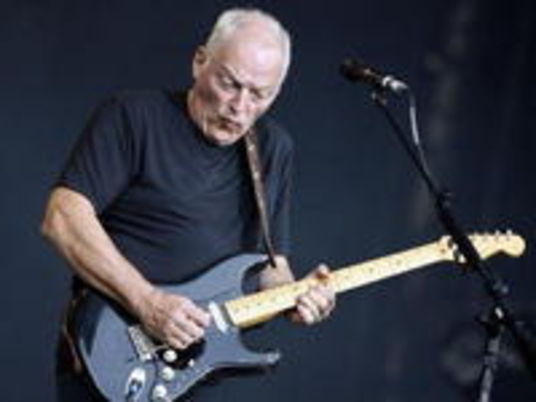 Spielte noch einmal in Deutschland: David Gilmour