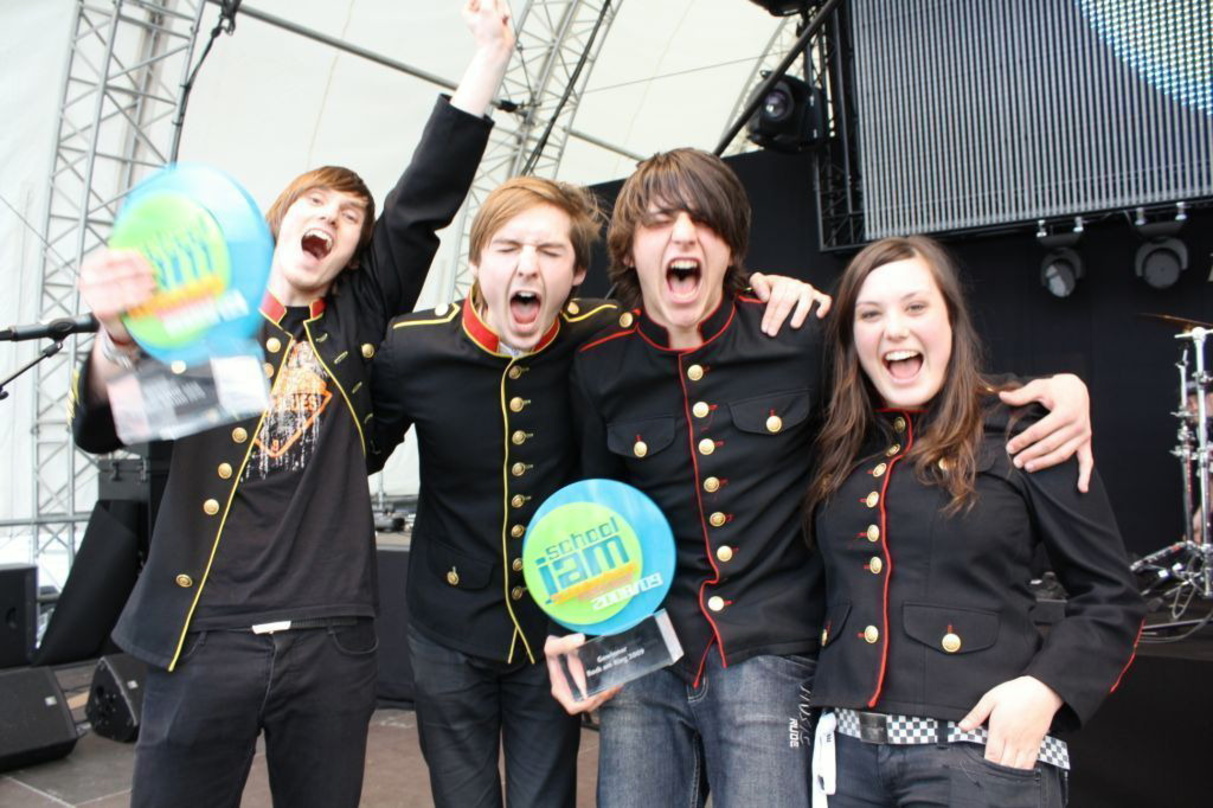 Euphorische SchoolJam-Sieger der Saison 2008/2009: Heavy Ride