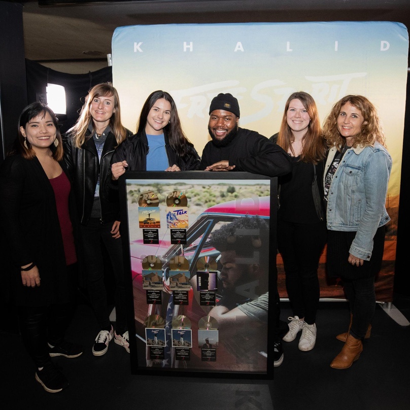 Freuten sich über die Awards (von links): Dölma Doksam, Angela Burch, Iva Saravanja, Khalid, Caroline Fregelius und Anja Küng