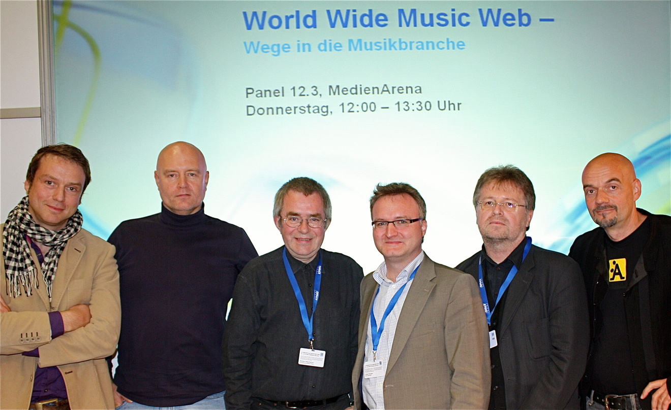 Sie wiesen den Weg (von links): Björn Teske, Thomas L. Scherer, Manfred Gillig-Degrave, Jürgen Enninger, Bernd Schweinar, Ralf Weigand