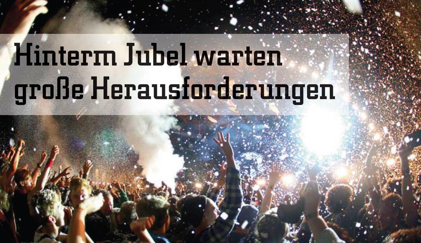 Genießen die Festivalatmosphäre: Fans in Roskilde