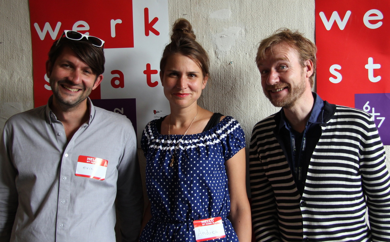 Ziehen ein positives Fazit der a2n_werkstatt 2012 (von links): a2n-Kommunikationschef Eric Eitel mit den Vorständen Andrea Goetzke und Tim Renner