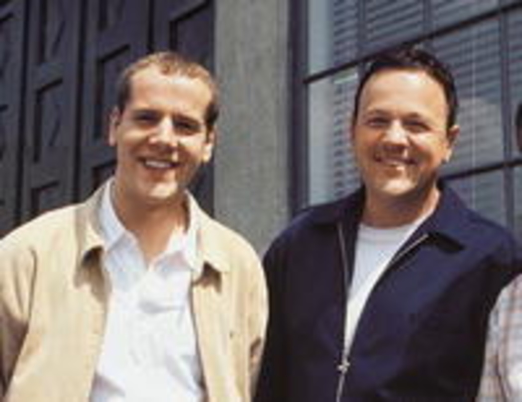 Statt Buggles nahmen sie Schlümpfe: Brandt (l.) und Burtz