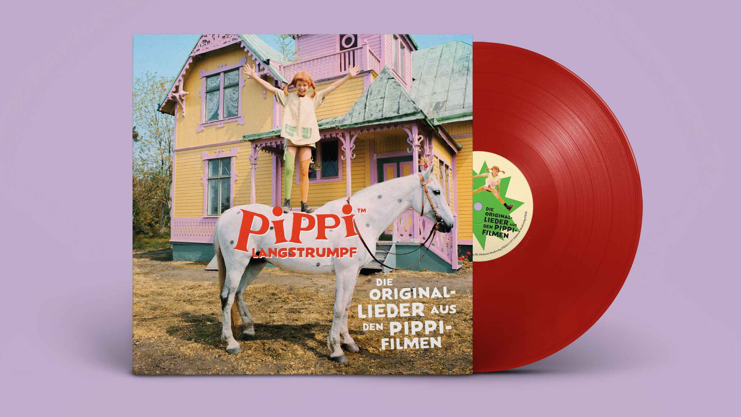 Feiert das 80-jährige Jubiläum von "Pippi Langstrumpf": eine limitierte Vinyl mit Musik und Zitaten aus der Serie.