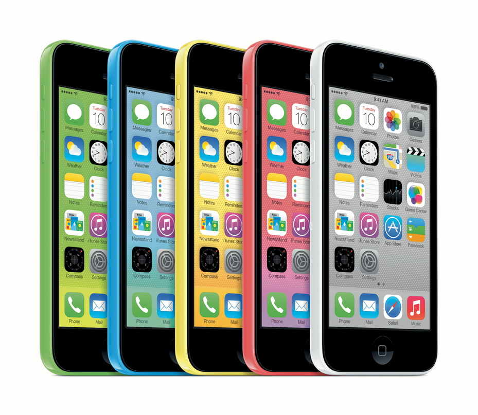 Kommt bislang ohne Geräteabgaben für Privatkopien aus: Das iPhone 5C aus dem Hause Apple