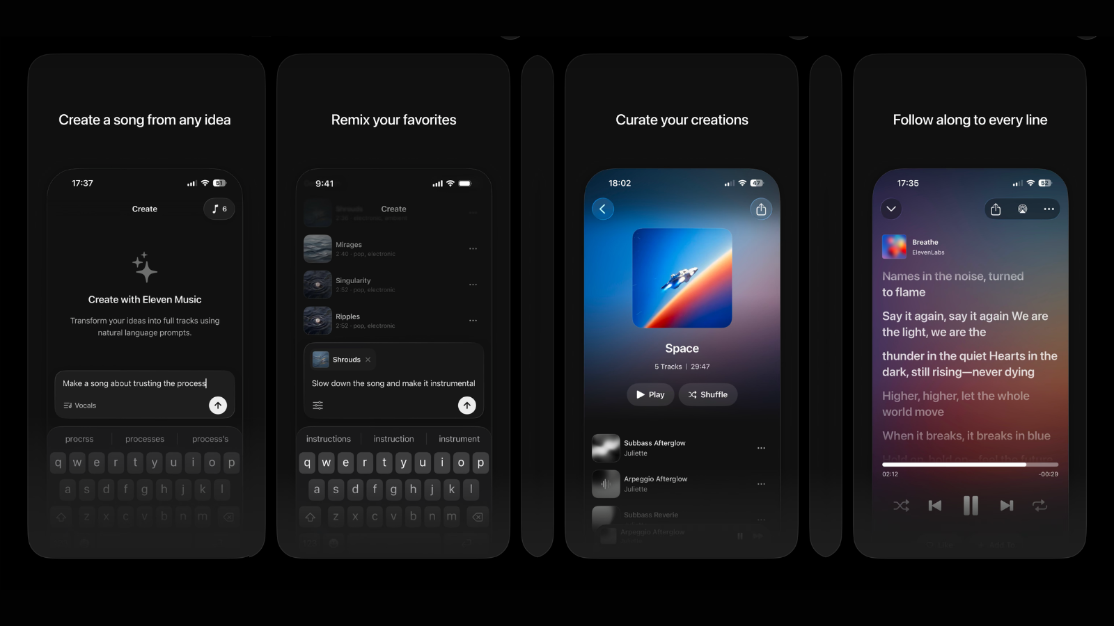 f0c40e77 cbde 465c b3c0 11f58dd874e7 Neues Produkt: seit dem 1. April ist ElevenMusic im App Store verfügbar.