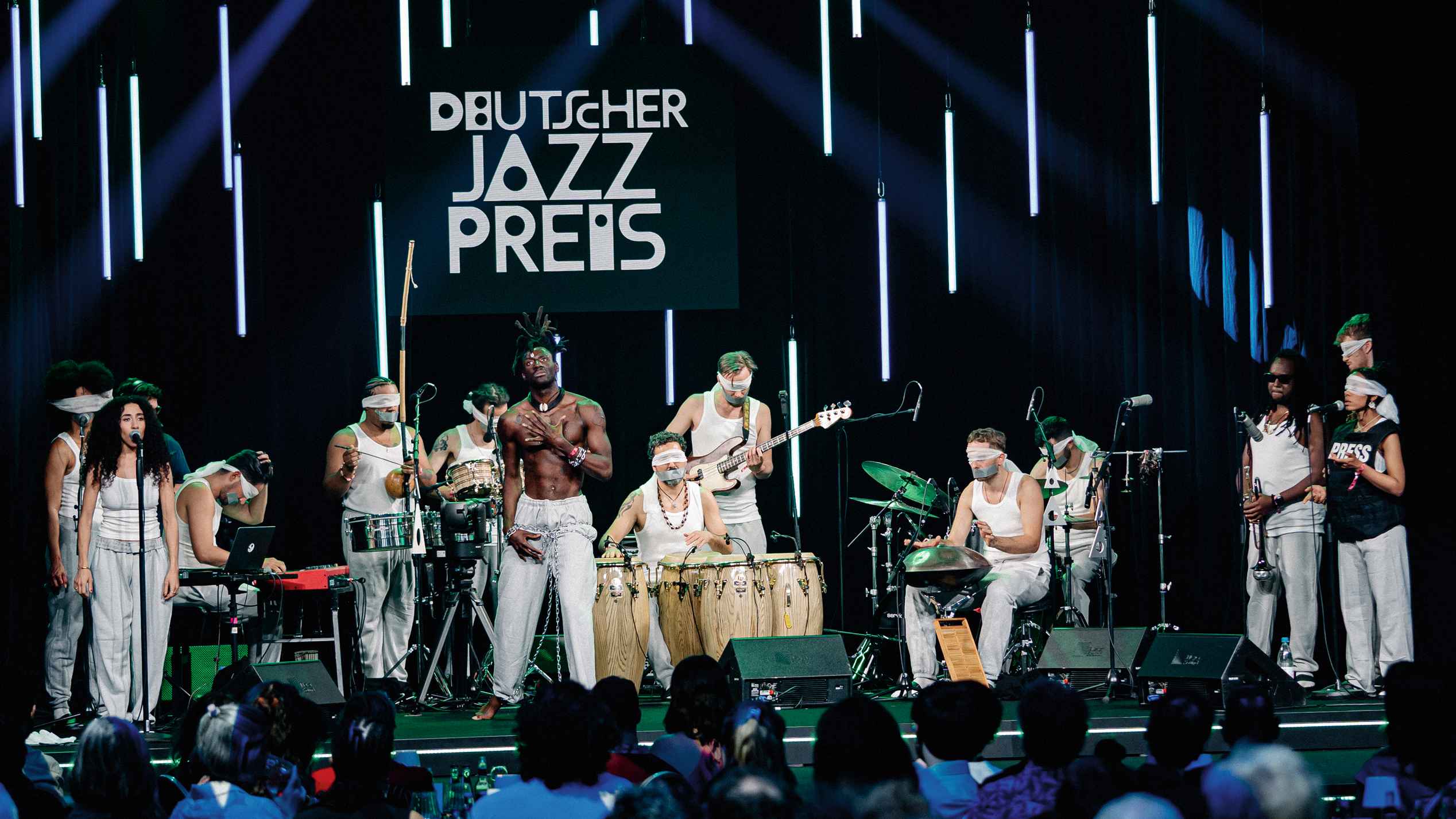 Live auf der Bühne beim Deutschen Jazzpreis: die Formation Sonic Interventions.