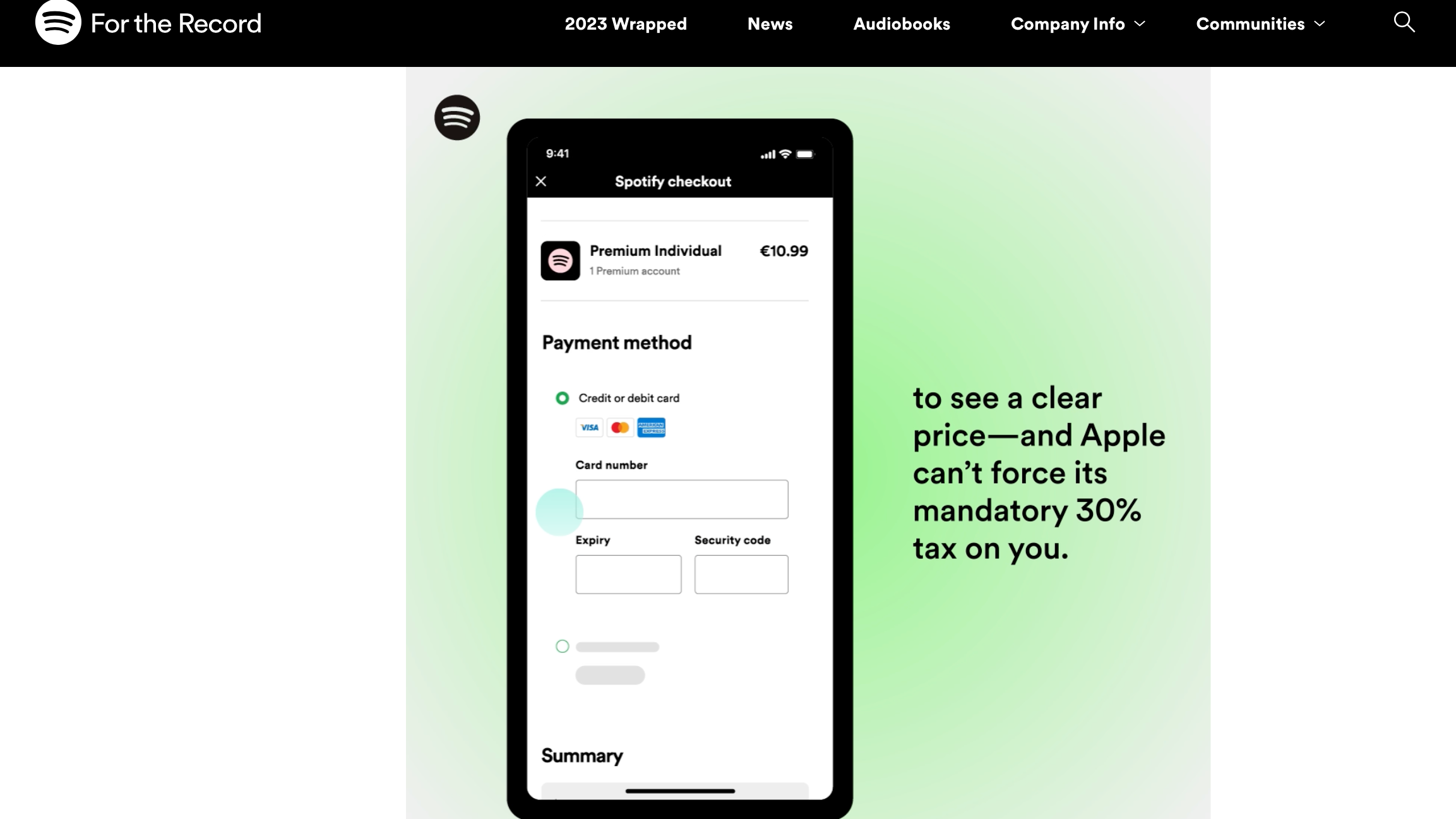 Direktere Kommunikation mit Kund:innen dank DMA: Spotify kündigt an, ab Anfang März auch iPhone-Nutzer:innen in der eigenen App über Abo- und Kaufoptionen informieren zu wollen.