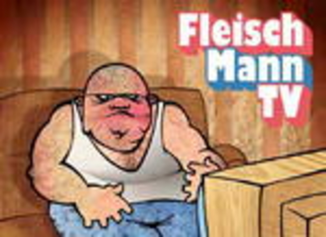 Bekommt eine siebenstellige Summe in den Rachen geschoben: das beworbene neue Format "fleischmann.tv"